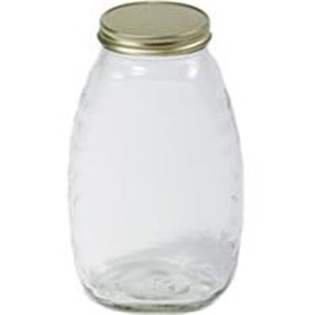 Miller Mfg Miller Mfg 052859 Glass Honey Jar With Lids - 32 oz. 52859